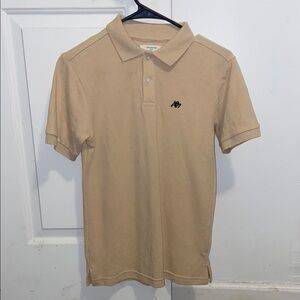 Aeropostale Cream and Black Polo Shirt Timeless Style